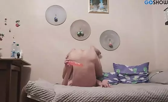 Horny Guy Gets Fucked by Massive Dildo